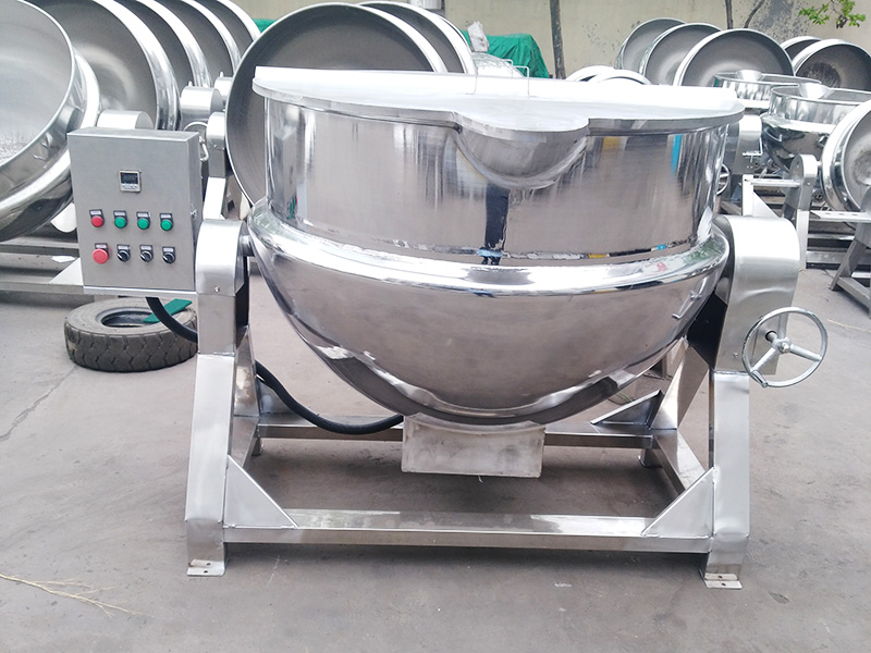 可倾式电加热夹层锅操作流程